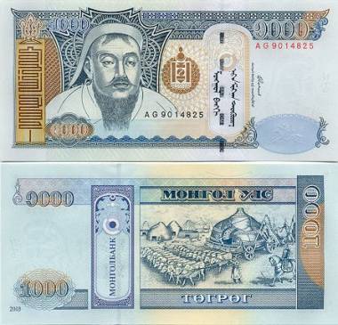1000 tugrikow